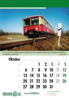 Kalenderblatt Oktober